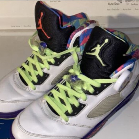Nike Air Jordan 5 Retro GS 'Alternate Bel-Air' 2020 7Y/ woman’s 8 GUC - Picture 2 of 8